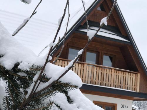 Zaśnieżony Domek przy Dolinie Chochołowskiej