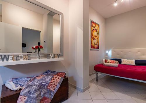 Posteľ alebo postele v izbe v ubytovaní Melodia di Mare, Teatro & Centro, Armonia e Relax
