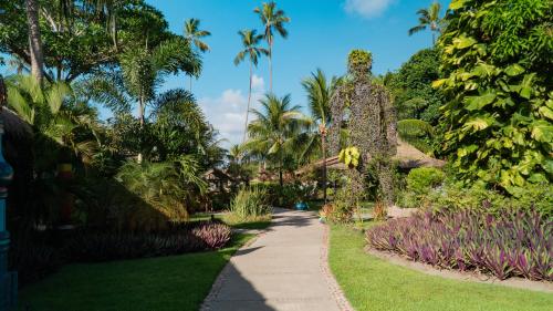 Un jardín fuera de Pousada Praia dos Carneiros