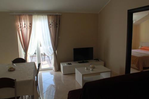 TV a/nebo společenská místnost v ubytování Apartment Frzop