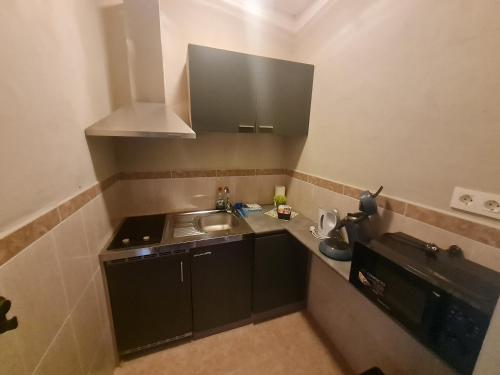 Kuchyň nebo kuchyňský kout v ubytování Casa Gran Vista de Alora