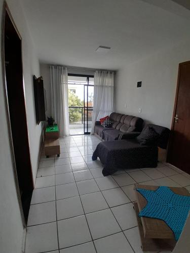 Χώρος καθιστικού στο Belíssimo apartamento 3 quartos