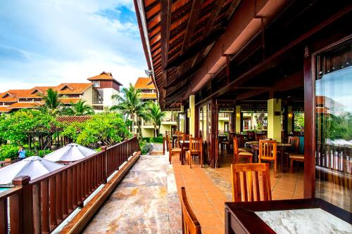 Balkón nebo terasa v ubytování Romana Resort & Spa