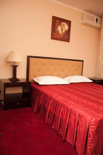 Postel nebo postele na pokoji v ubytování Hotel Baden