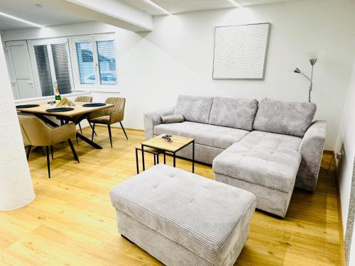 Posezení v ubytování Ferienwohnung Wanderlust