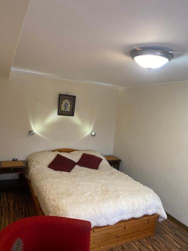 Postel nebo postele na pokoji v ubytování U Wojciecha