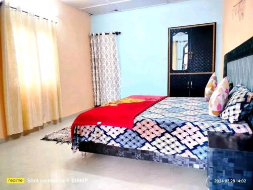 Ένα ή περισσότερα κρεβάτια σε δωμάτιο στο Dalhousie bed and breakfast