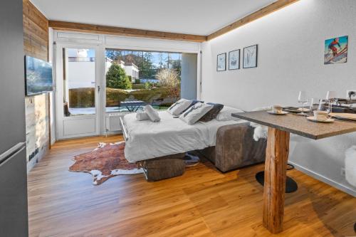 Studio chalet rénové au centre de la ville