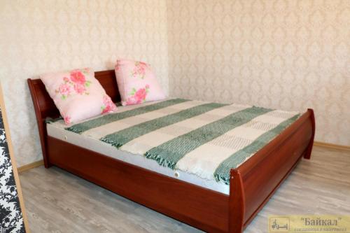Cama o camas de una habitación en Baikal Apartments Central