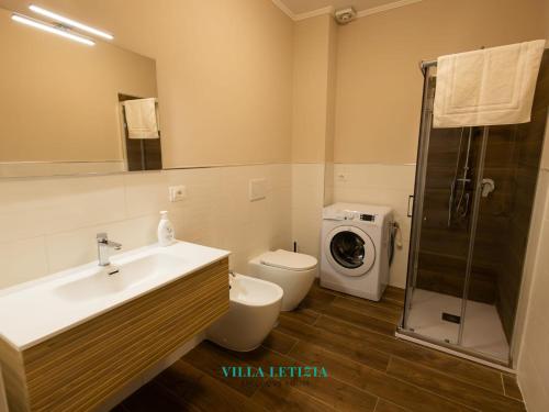 Ванная комната в Casa Vacanze luxury Pompei home Villa Letizia