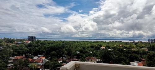 a view of the water from a building at Luxury Condo-Sea View- Near Beach in Lapu Lapu City