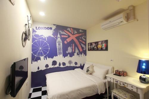 Katil atau katil-katil dalam bilik di Fasiter B&B train station