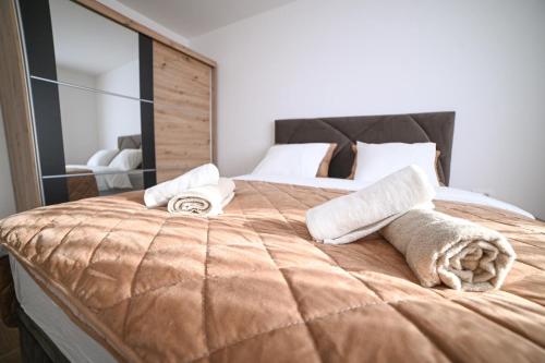 Postel nebo postele na pokoji v ubytování Apartman Bašić