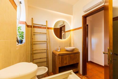 Koupelna v ubytování Casa Branca Ericeira