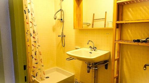 Ένα μπάνιο στο Résidence Maison Pelmou-pelvoux - Jolie appartement T3 dans maison de pays pour 6 personnes avec balcon. MAE-6881