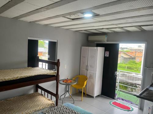 Kuchyň nebo kuchyňský kout v ubytování Suites Para Passeio No Parque