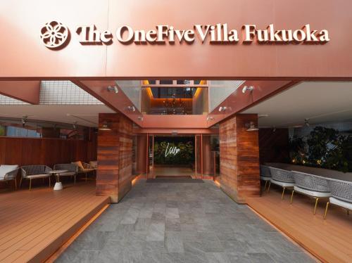 a view of the entrance to the one five williba lobby at The OneFive Villa Fukuoka in Fukuoka
