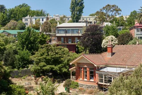 a house under construction in a city at Balmoral On York in Launceston