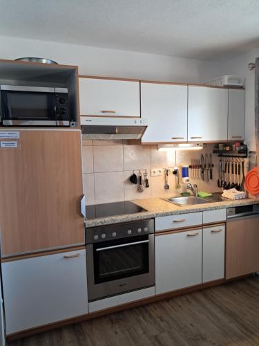 Una cocina o cocineta en Apartment Rahm