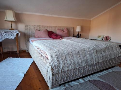 Postel nebo postele na pokoji v ubytování Wohnung in Kärnten Nähe Millstättersee