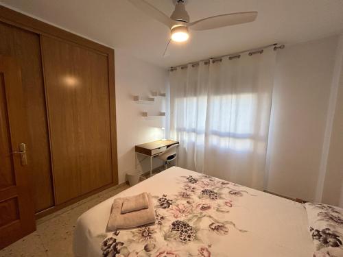 Cama o camas de una habitación en VUT Parque II TORREON 4 dormitorios y 2 baños Parking gratuito cercano
