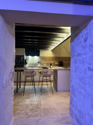 Η κουζίνα ή μικρή κουζίνα στο Domaine d Arcadie