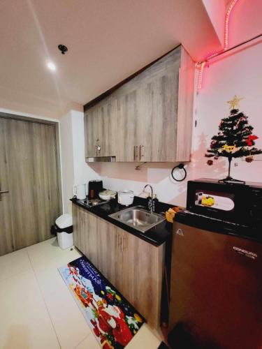Kuchyň nebo kuchyňský kout v ubytování Mavic Staycation