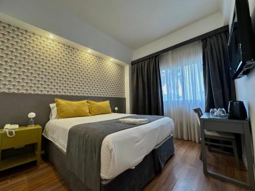 TV a/nebo společenská místnost v ubytování Hotel Copahue