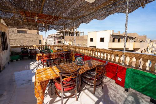 Balkón nebo terasa v ubytování Venus Hotel Luxor 日本人 大歓迎