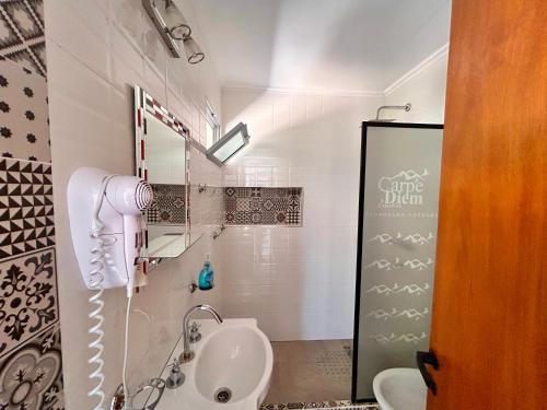 Koupelna v ubytování Carpe Diem Cabañas en Panaholma