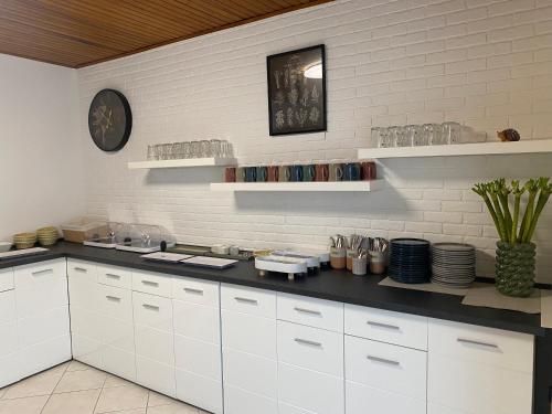 Køkken eller tekøkken på Pension Taro
