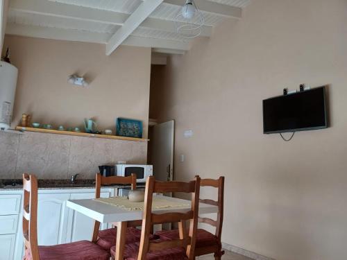 TV a/nebo společenská místnost v ubytování Departamento 71 Necochea