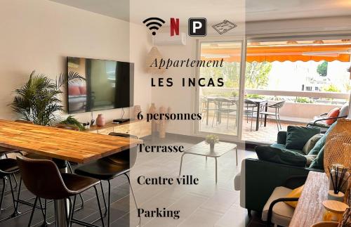 086 -LES INCAS -T3 -Centre ville- Parking