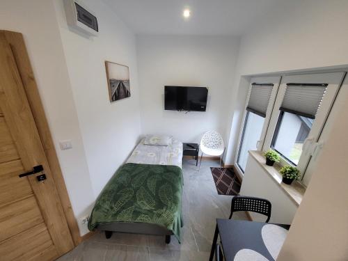 TV a/nebo společenská místnost v ubytování Central Hostel