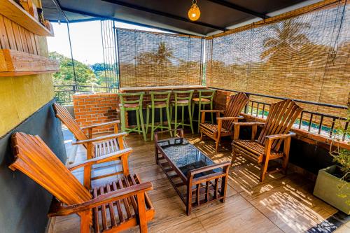 Гостиная зона в Minthara Holiday Home & Restaurant