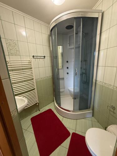 Koupelna v ubytování Hotel Zlagoda
