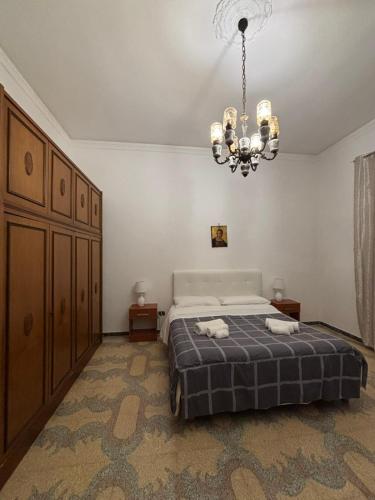 Ένα ή περισσότερα κρεβάτια σε δωμάτιο στο Casa Salento
