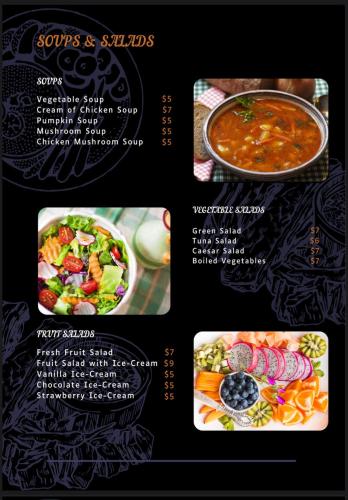 a collage of pictures of different food dishes at The Park House in Male City