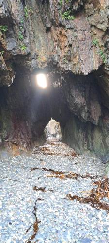 a cave with a light at the end of it at Melrose Bed and Breakfast in Clonakilty