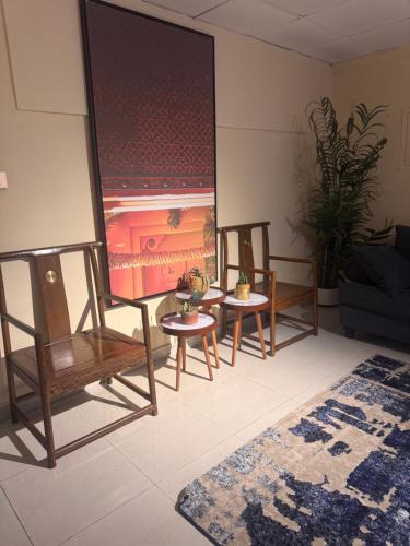 Un lugar para sentarse en أستديوهات وشقق بن علي