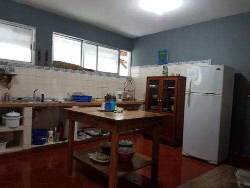 Kuchyň nebo kuchyňský kout v ubytování Casa Azul