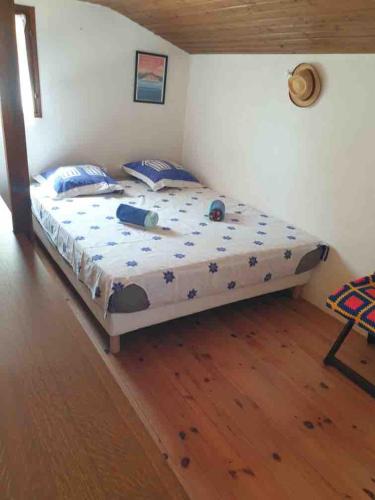 Ένα ή περισσότερα κρεβάτια σε δωμάτιο στο Sagone villa sea view