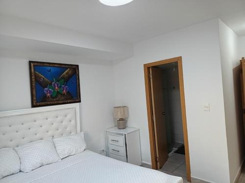 Postel nebo postele na pokoji v ubytování Mirador Colonial, en Riviera Colonial