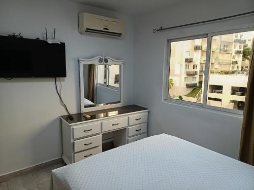 TV a/nebo společenská místnost v ubytování Mirador Colonial, en Riviera Colonial