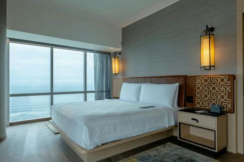 Ein Bett oder Betten in einem Zimmer der Unterkunft JW Marriott Hotel Lima
