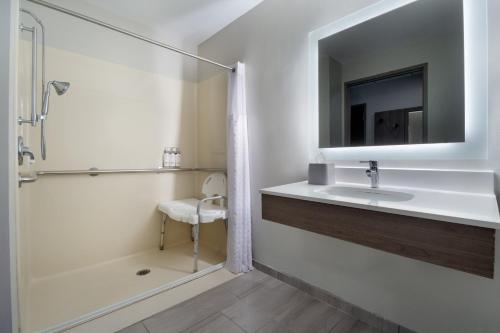 Ванная комната в Holiday Inn Express Hotel & Suites Saginaw by IHG