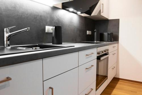 Η κουζίνα ή μικρή κουζίνα στο modern Apartment in Marktoberdorf