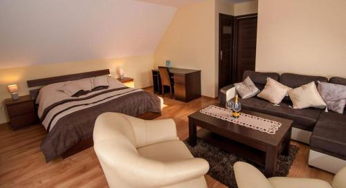 Voodi või voodid majutusasutuse Willa Pod Starą Skocznią toas