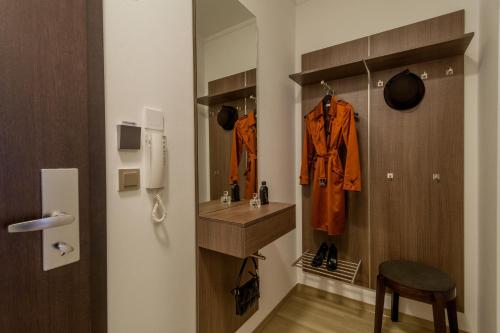 Koupelna v ubytování VINOHRADSKY DUM Residence