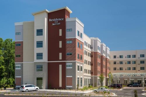 a rendering of a hospital building with a car parked outside at Residence Inn Raleigh-Durham Airport/Brier Creek in Raleigh